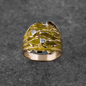 Ring 'Reine Freude' 'Zarte Pfade' gold