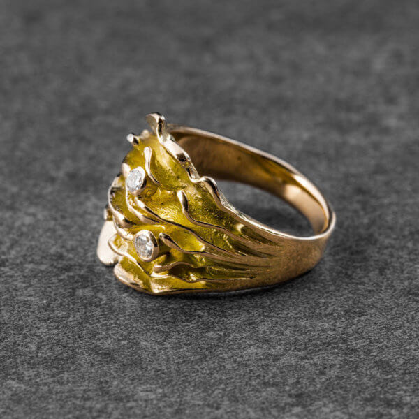 Ring 'Reine Freude' 'Zarte Pfade' gold