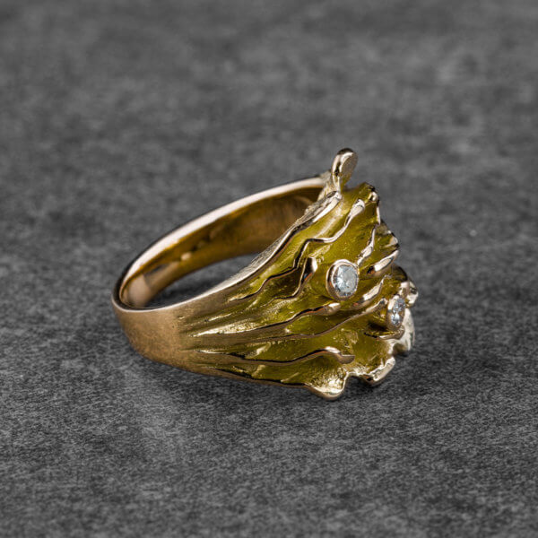 Ring 'Reine Freude' 'Zarte Pfade' gold